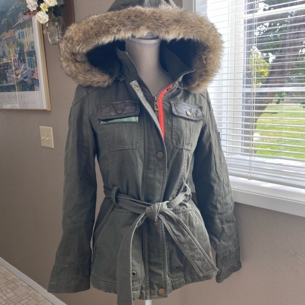 Buffalo David Bitton corduroy military anorak, S
